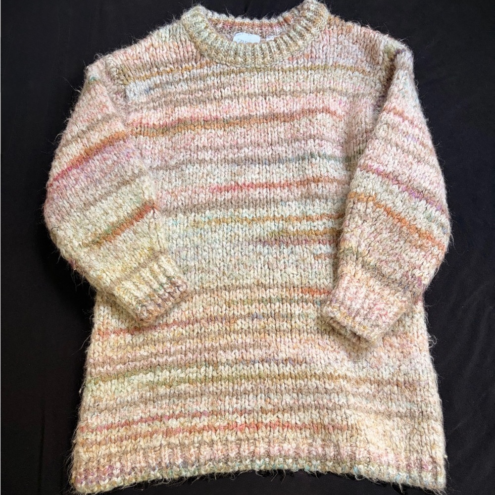 Zara Pastel Striped Kids Sweater